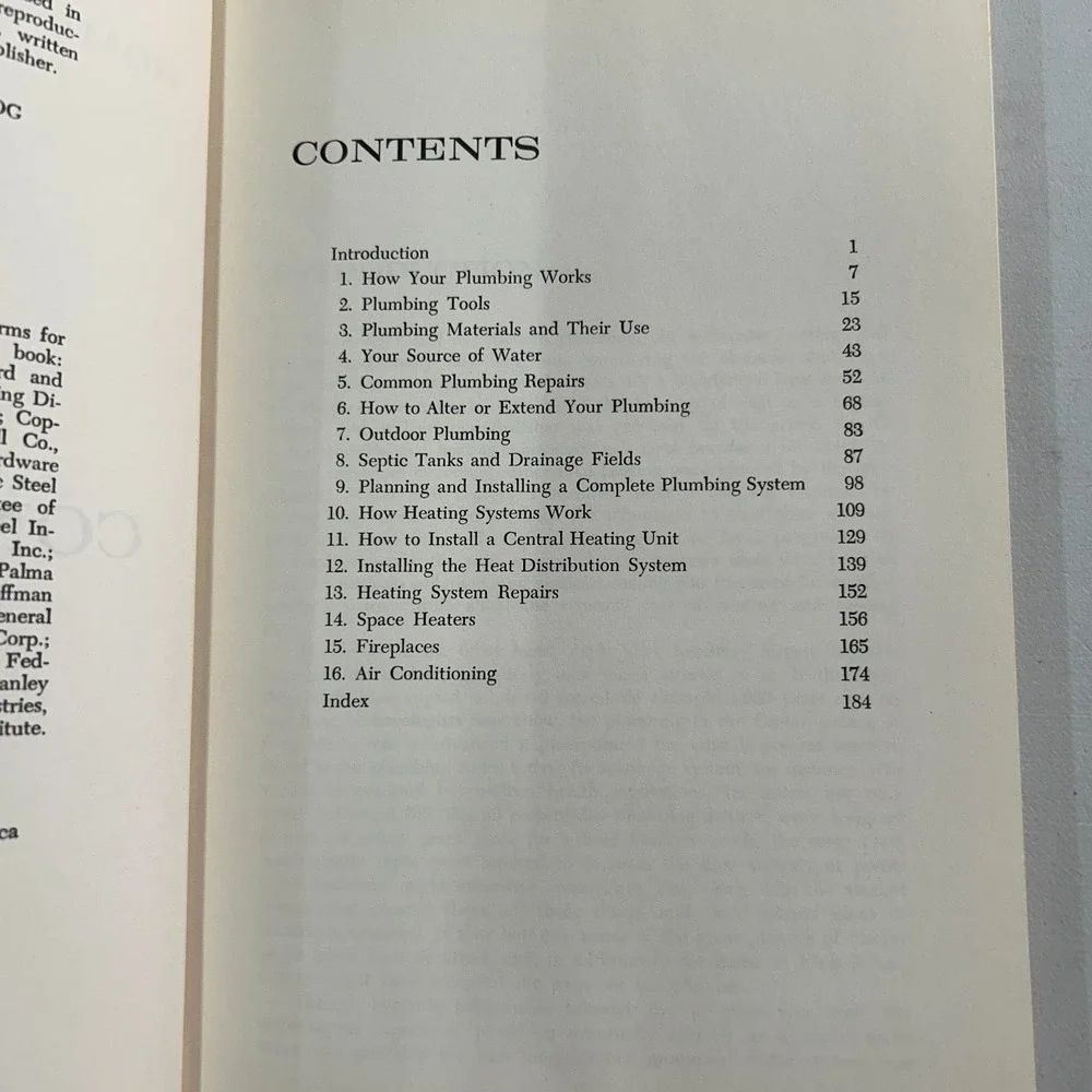 Home Guide‎ to Plumbing Heating Air Conditioning George Daniels 1968